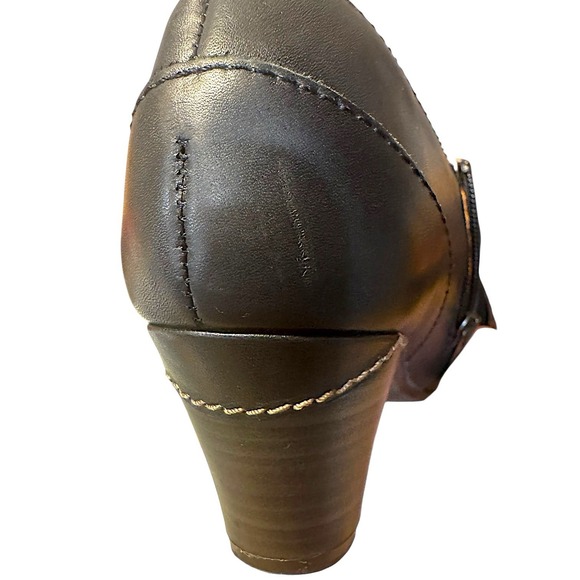 Pikolinos Lillie Black Brown Leather Pumps/Ankle Booties‎ Women's EU 36 (5.5-6) - Picture 16 of 16